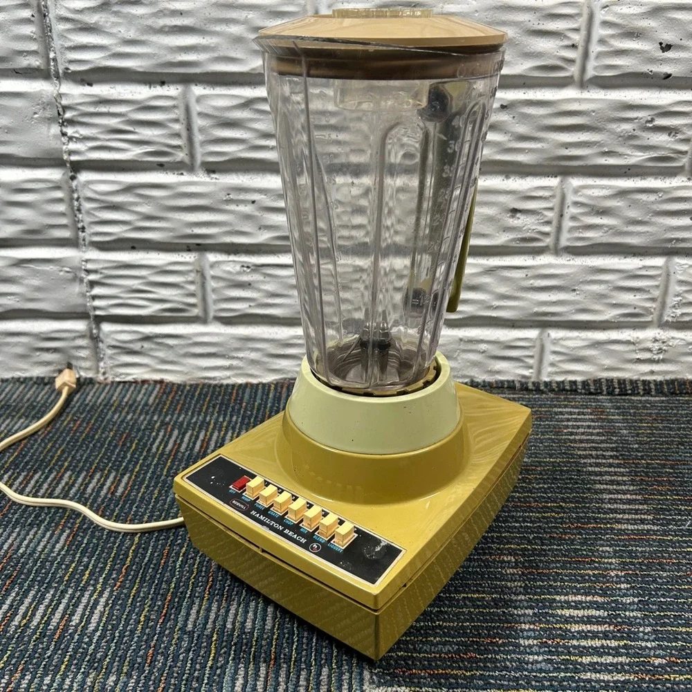Vintage Hamilton Beach Blender 40oz Avocado Green 7-Speed Model 616-1 Scovill